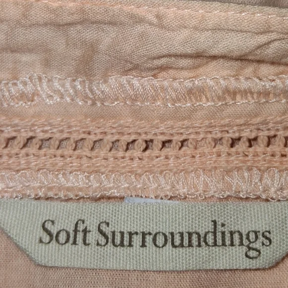 Embroidered Pink Floral Women's Top - Picture 2 of 11